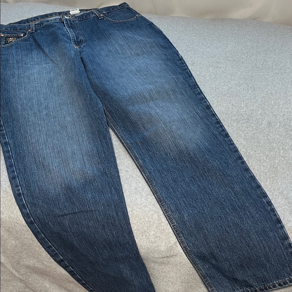 Mens Cinch Black Label Jeans 40 Tall Chore Work Relaxed Western Streetwear